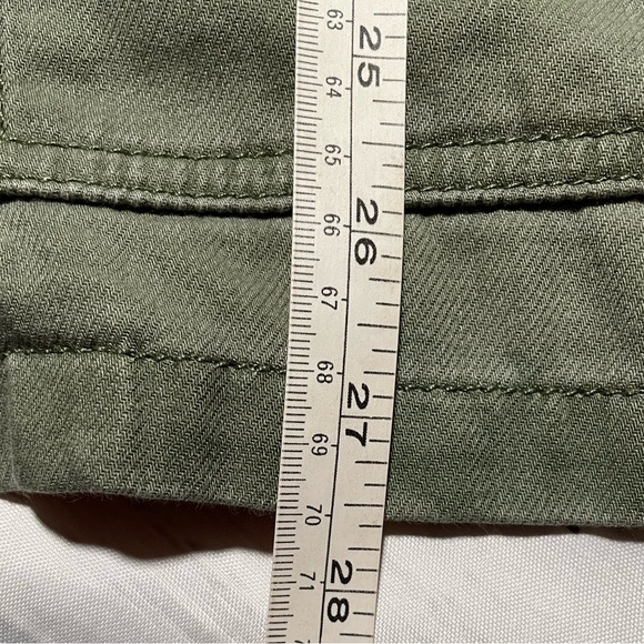 Express army green full zip military utility jacket. Oversized. Size S. - Picture 9 of 9